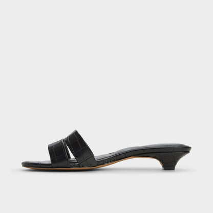 Aldo Scarletta Black Women's Heeled mules - Heeled mule, Kitten heel