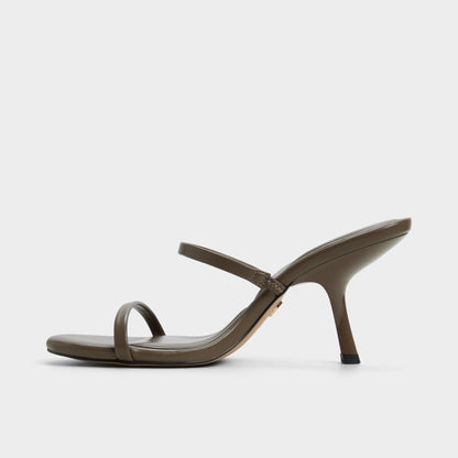 Aldo Avelinda in Khaki - Heeled mule