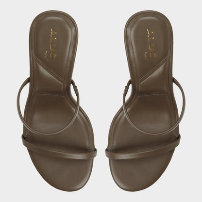 Aldo Avelinda in Khaki - Heeled mule