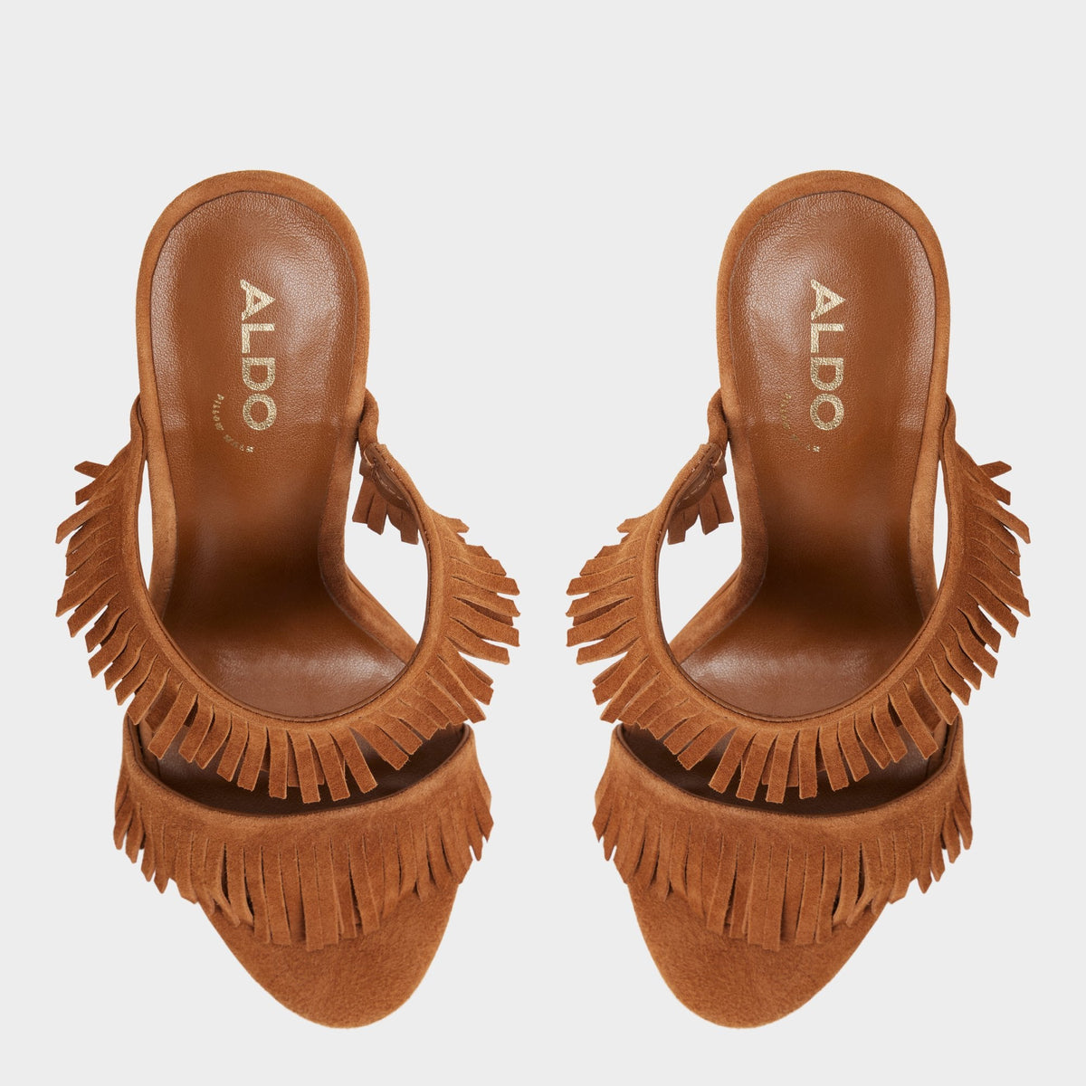 Aldo Nahanie in Medium Brown - Heeled mule, Stiletto heel