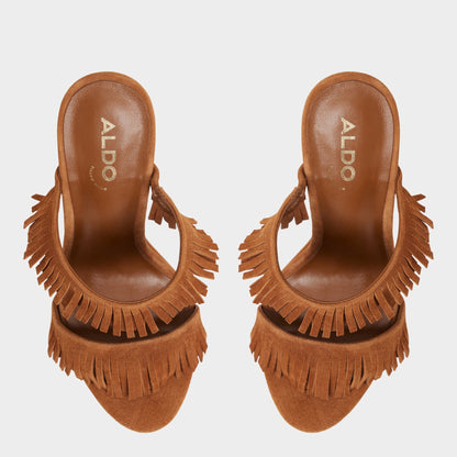 Aldo Nahanie in Medium Brown - Heeled mule, Stiletto heel