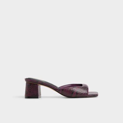 Aldo Aneky in Bordo - Heeled mule, Block heel