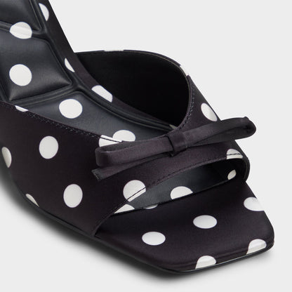 Aldo Belerose in Black White - Heeled mule, Stiletto heel