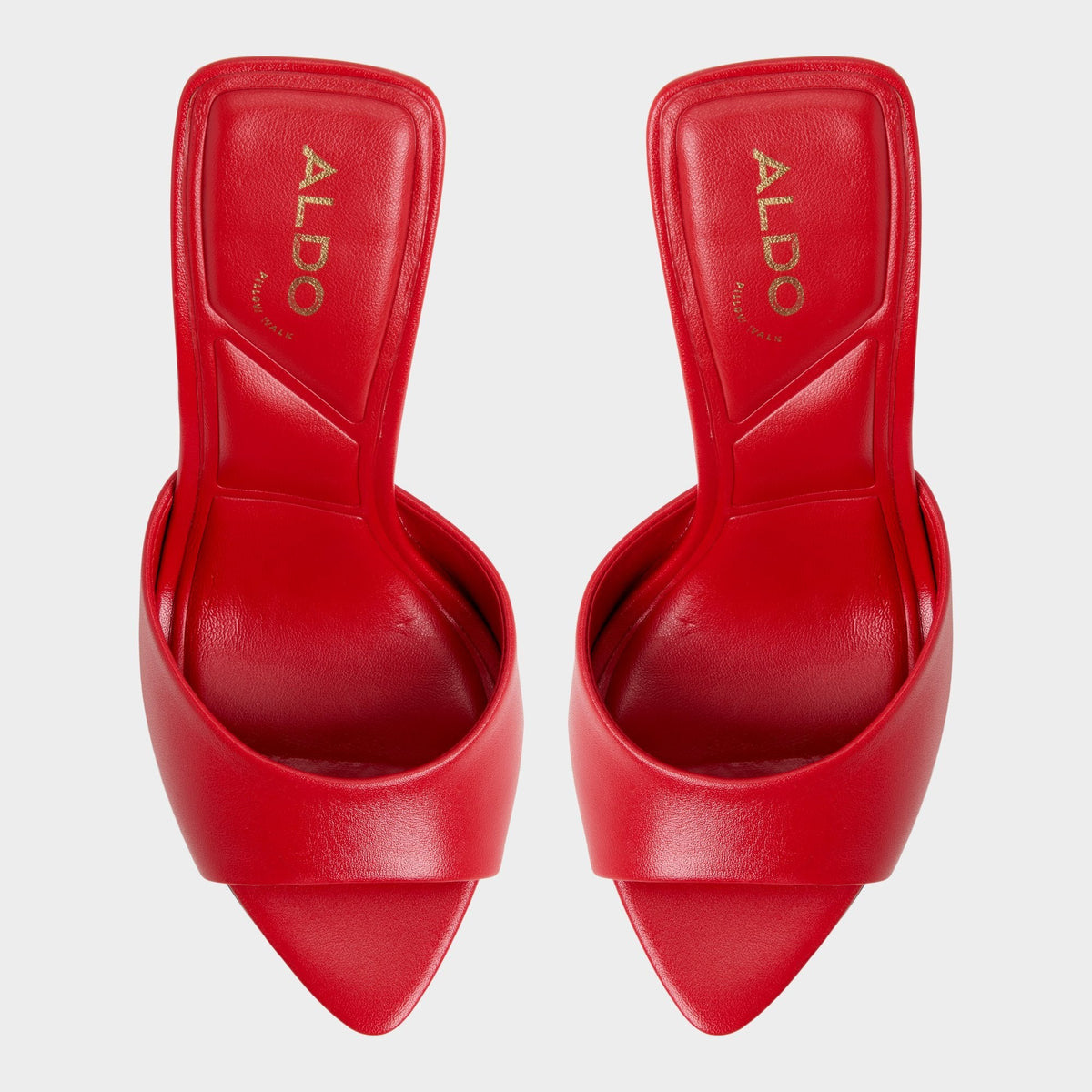 Aldo Madelan in Bright Red - Heeled mule, Stiletto heel