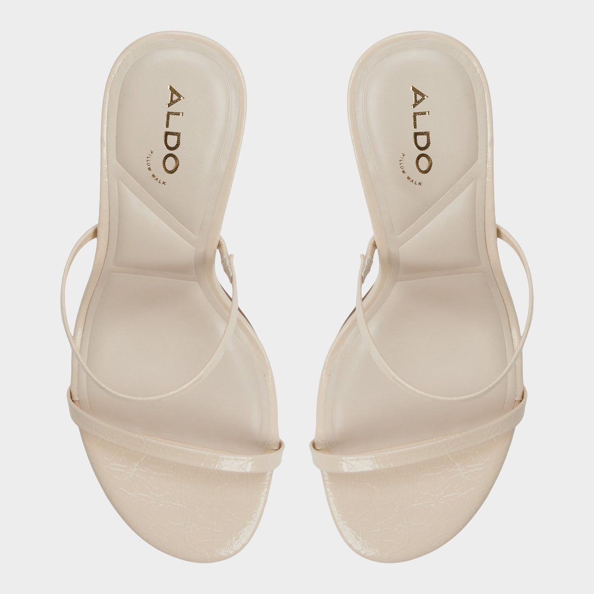 Aldo Avelinda in Cream - Heeled mule