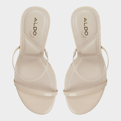 Aldo Avelinda in Cream - Heeled mule