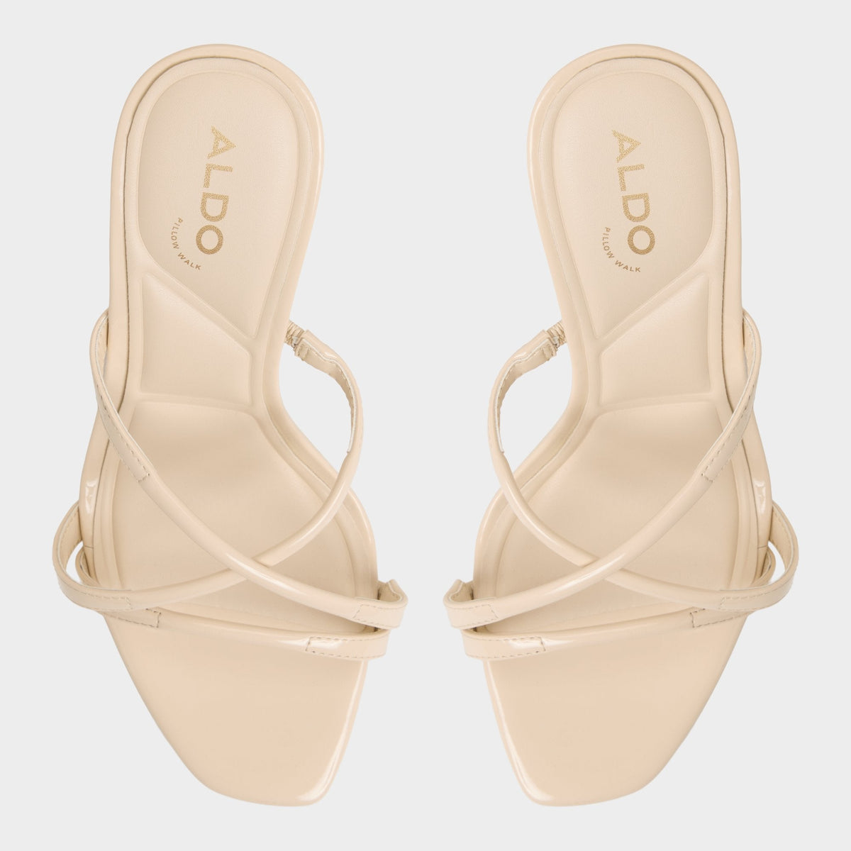 Aldo Velaia Light Beige Women's Heeled mules - Heeled mule, Stiletto heel