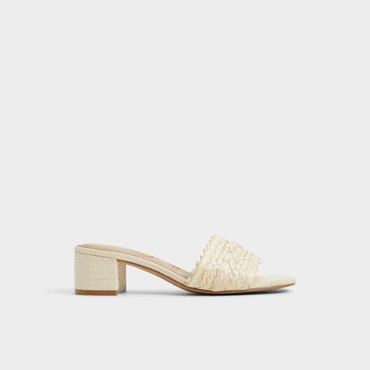 Aldo Claudina Natural Women's Block heels - Heeled mule, Block heel