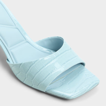 Aldo Enchanting Pastel Blue Women's Heeled mules - Heeled mule, Kitten heel
