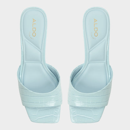 Aldo Enchanting Pastel Blue Women's Heeled mules - Heeled mule, Kitten heel