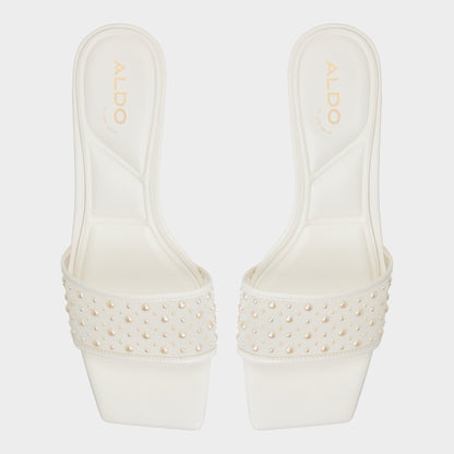 Aldo Pearlia White Women's Heeled mules - Heeled mule