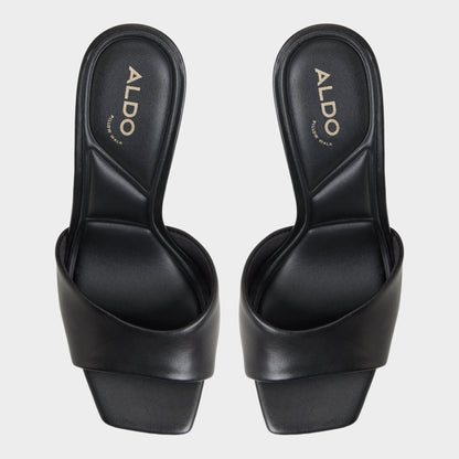 Aldo Jennifer in Black - Heeled mule, Stiletto heel