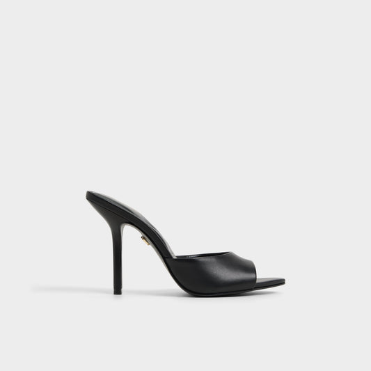 Aldo Madelan in Black - Heeled mule, Stiletto heel