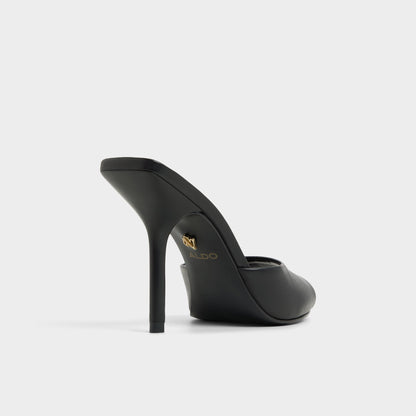 Aldo Madelan in Black - Heeled mule, Stiletto heel