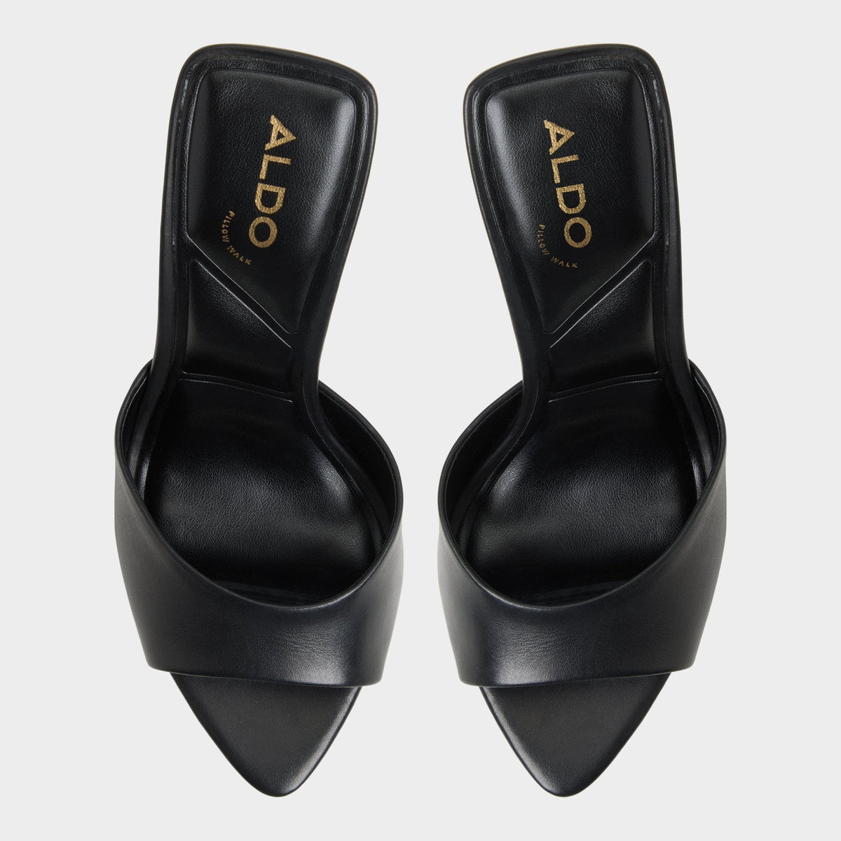Aldo Madelan in Black - Heeled mule, Stiletto heel