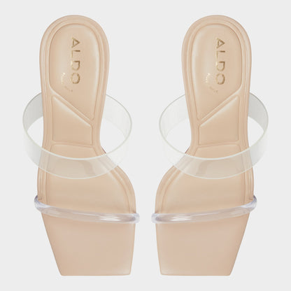 Aldo Calley Tan Women's Heeled mules - Heeled mule, Block heel