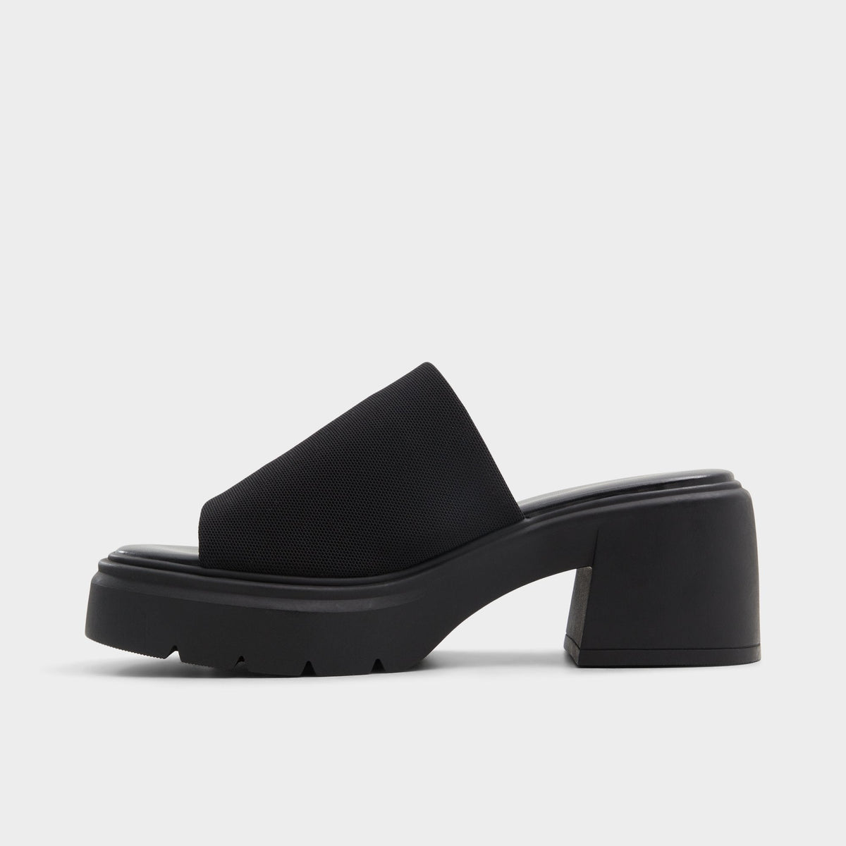 Aldo Harrietta Black Women's Wedges - Heeled mule, Block heel