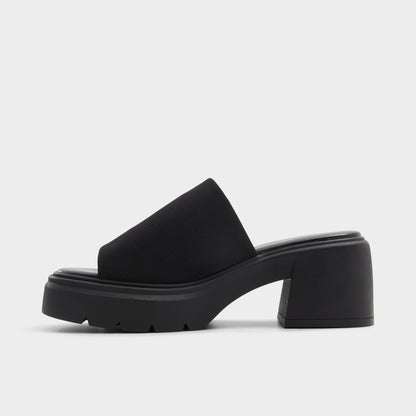 Aldo Harrietta Black Women's Wedges - Heeled mule, Block heel
