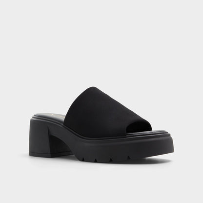 Aldo Harrietta Black Women's Wedges - Heeled mule, Block heel