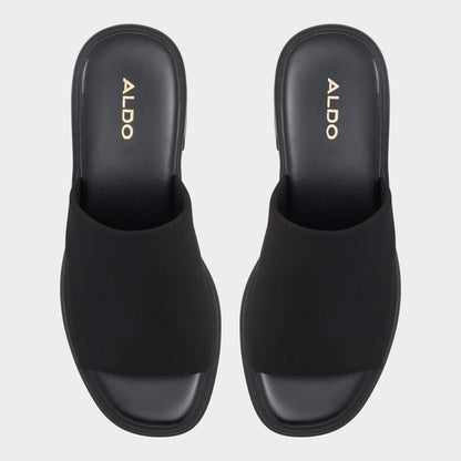 Aldo Harrietta Black Women's Wedges - Heeled mule, Block heel