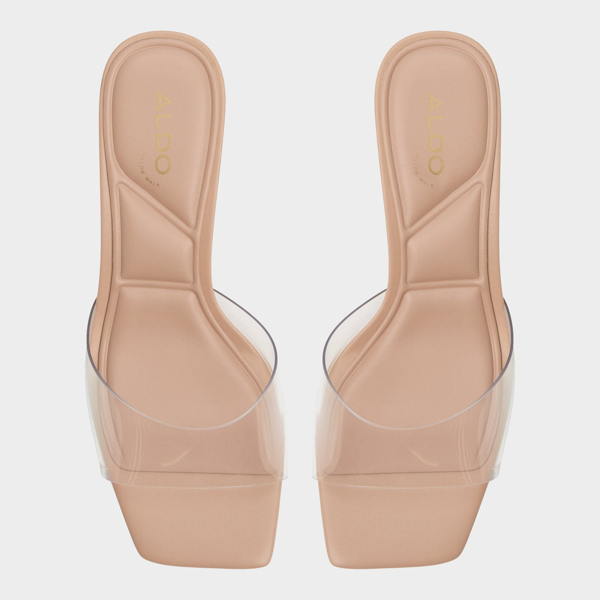 Aldo Enchanting Tan Women's Heeled mules - Heeled mule, Kitten heel