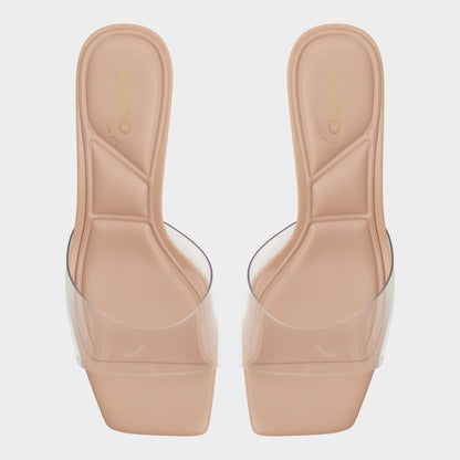 Aldo Enchanting Tan Women's Heeled mules - Heeled mule, Kitten heel