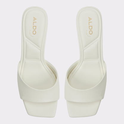 Aldo Enchanting White Women's Heeled mules - Heeled mule, Kitten heel