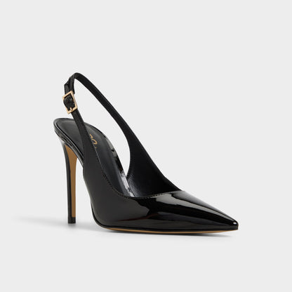 Aldo Stessysling Black Women's Pumps - Sling back high heel, Stiletto heel