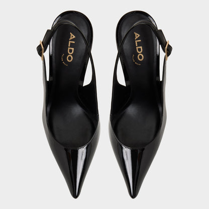 Aldo Stessysling Black Women's Pumps - Sling back high heel, Stiletto heel