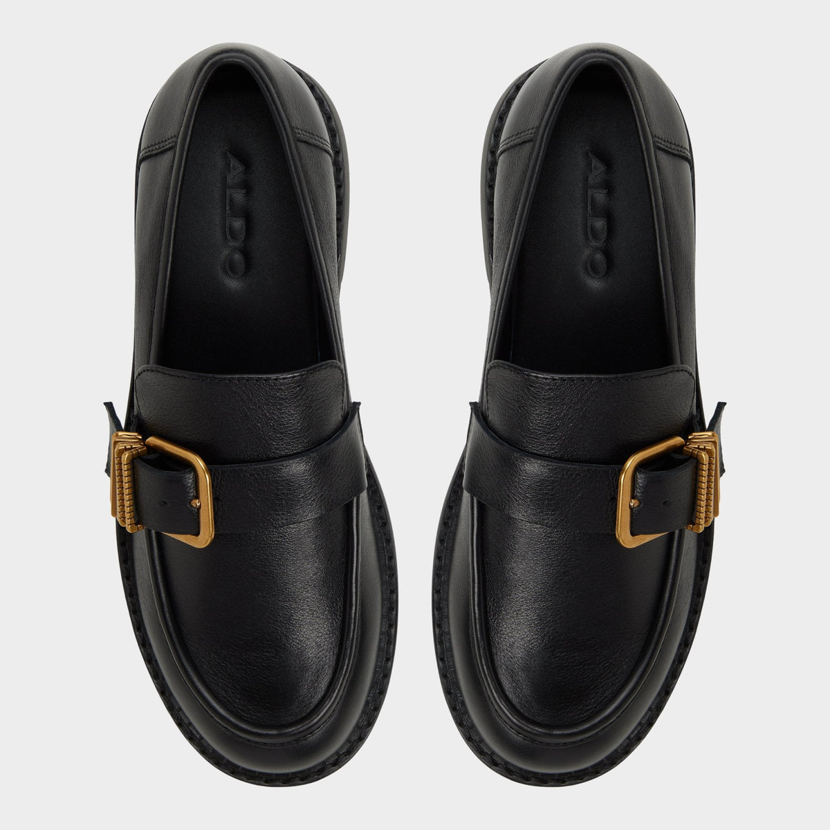 Aldo Kalya in Black - Loafer, Block heel