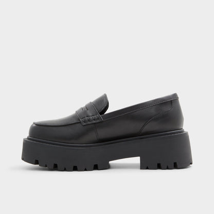 Aldo Cadaycia Black Women's Loafers & Oxfords - Loafer, Lug sole