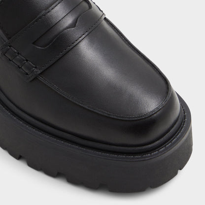 Aldo Cadaycia Black Women's Loafers & Oxfords - Loafer, Lug sole