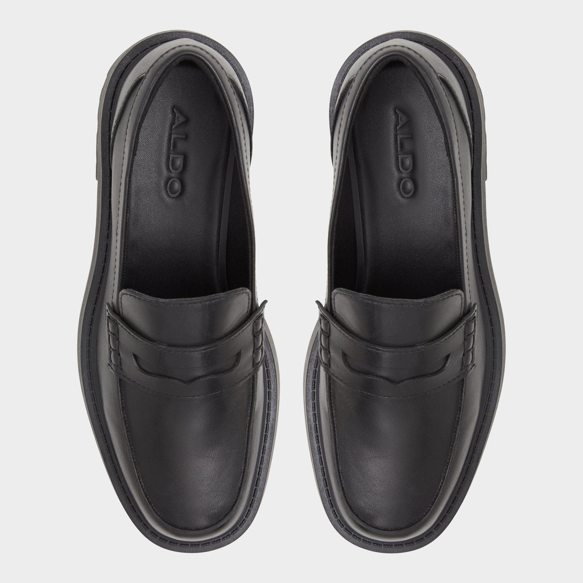 Aldo Cadaycia Black Women's Loafers & Oxfords - Loafer, Lug sole