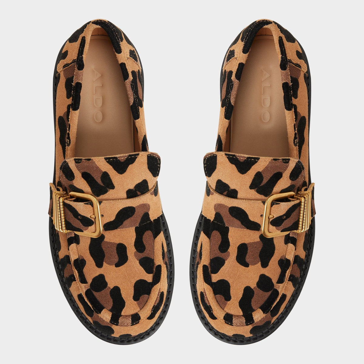 Aldo Kalya in Brown Multi - Loafer, Block heel