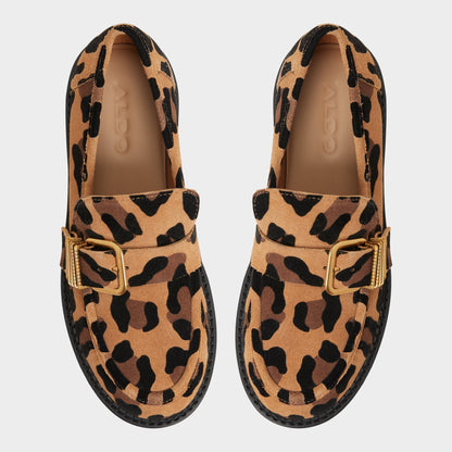 Aldo Kalya in Brown Multi - Loafer, Block heel