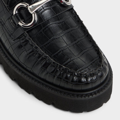 Aldo Danrose Black Women's Loafers & Oxfords - Loafer, Lug sole