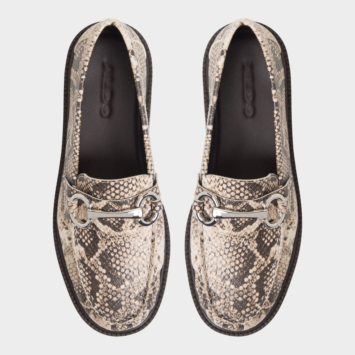 Aldo Danrose in Open Brown - Loafer, Lug sole