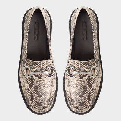 Aldo Danrose in Open Brown - Loafer, Lug sole