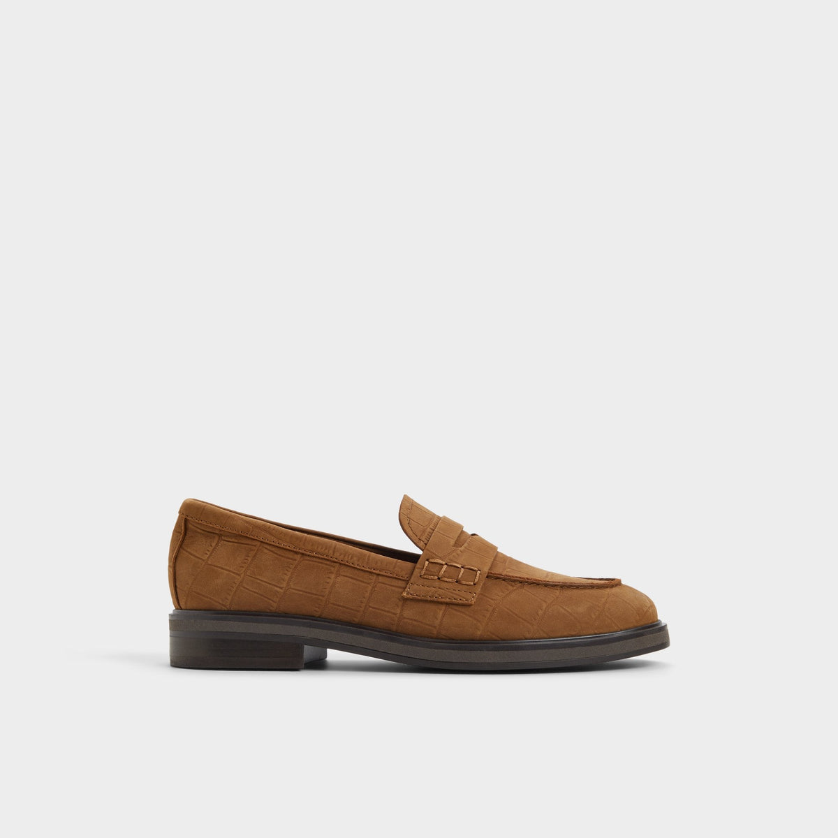 Aldo Lededanten Dark Brown Women's Loafers & Oxfords - Loafer, Block heel