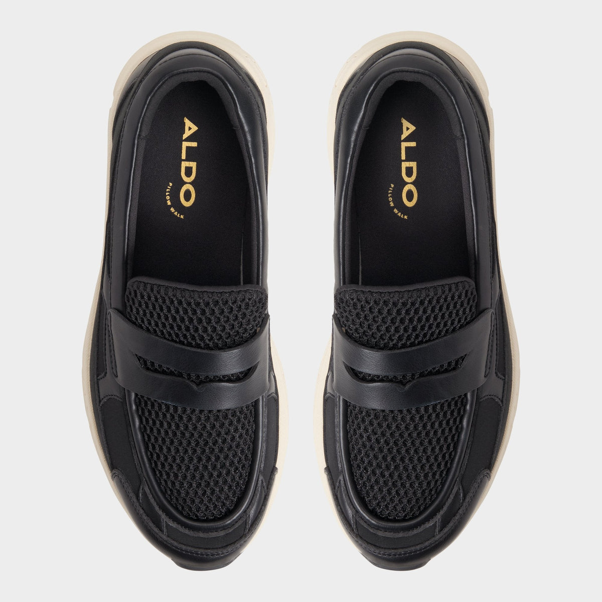 Aldo Loffy in Black - Loafer, Jogger sole