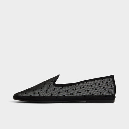Aldo Aurabelle Black Textile Mesh Women's Loafers & Oxfords - Loafer