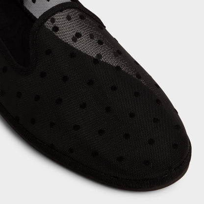 Aldo Aurabelle Black Textile Mesh Women's Loafers & Oxfords - Loafer