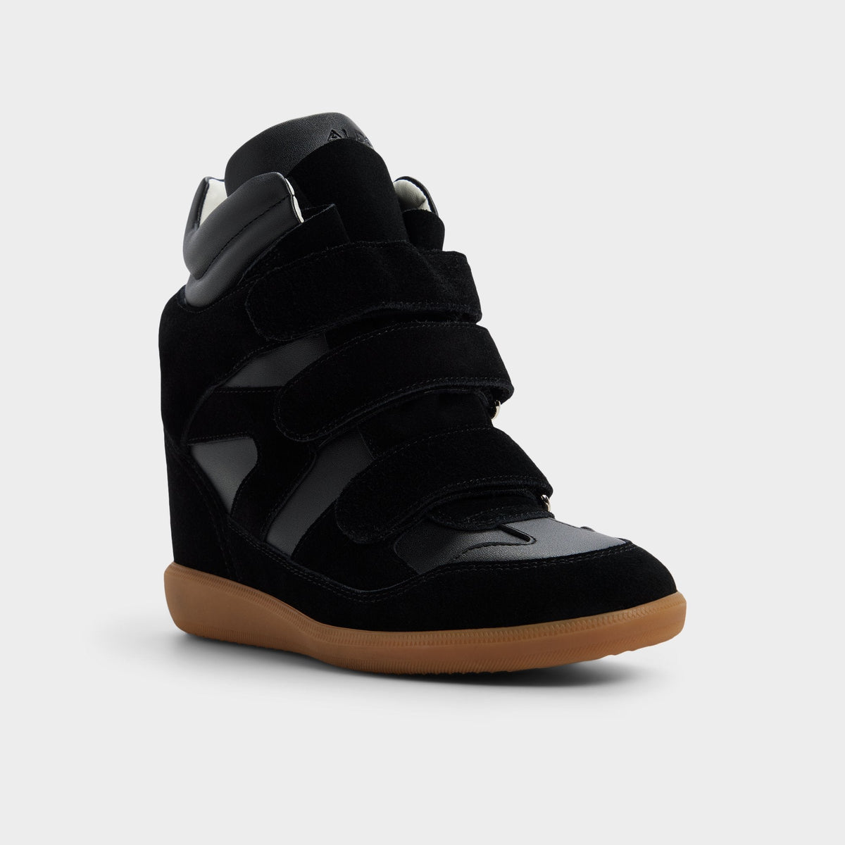 Aldo Bellissamo in Black - Wedge sneaker, Wedge heel