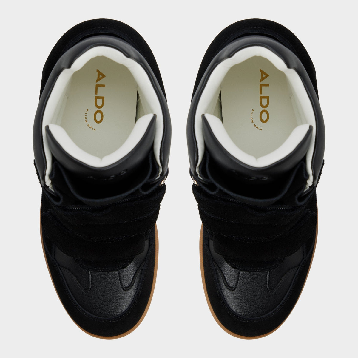 Aldo Bellissamo in Black - Wedge sneaker, Wedge heel