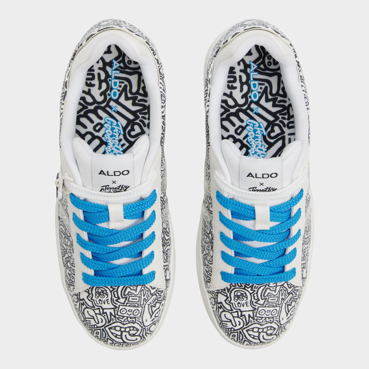 Aldo Timothy in Goodman White Black14038432 - Low top sneaker, Cup sole
