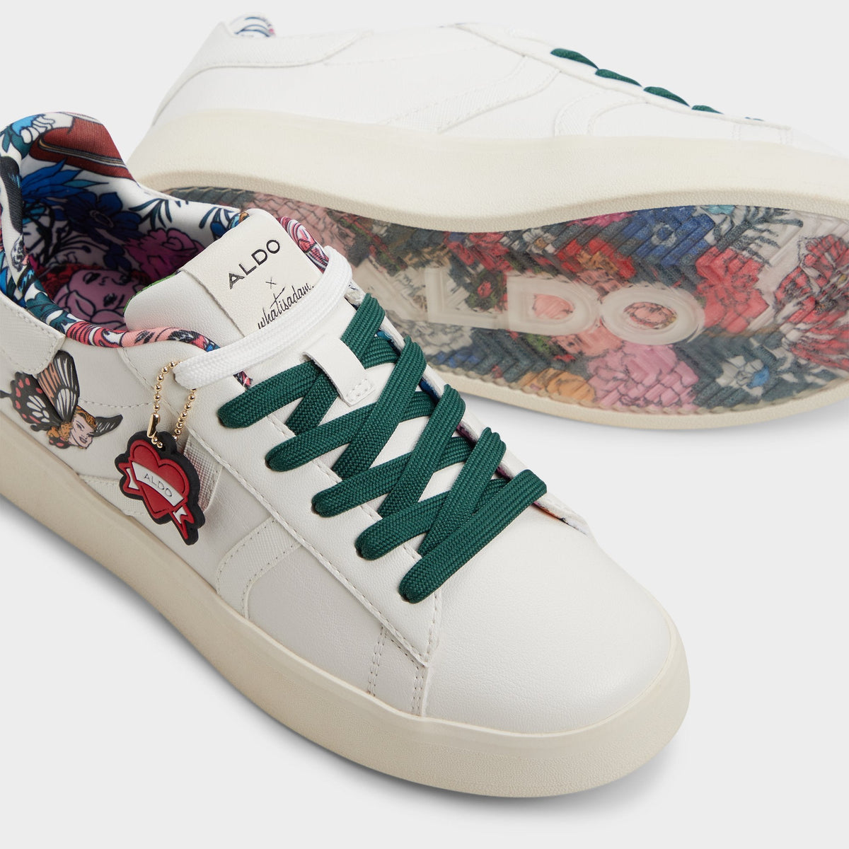 Aldo Whatisadam in White Multi 14038437 - Low top sneaker, Cup sole