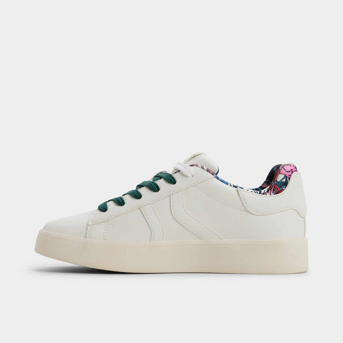 Aldo Whatisadam in White Multi - Women's low top sneaker, Cup sole