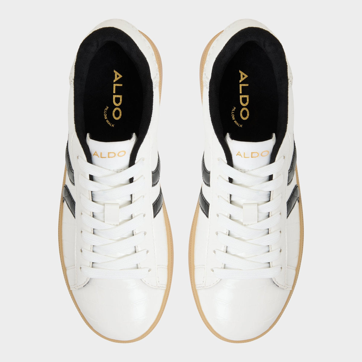 Aldo Chicsneaker2 White/Black Women's Low top sneakers - Sneaker, Cup sole