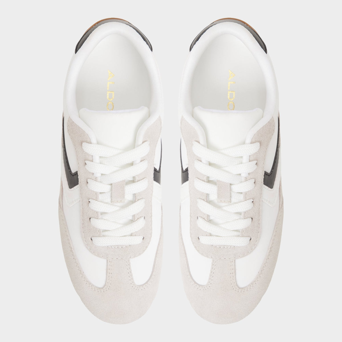 Aldo Coolchic White/Grey Women's Low top sneakers - Jogger sneaker