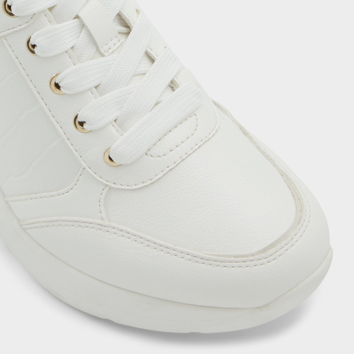 Aldo Iconistep White Overflow Women's Low top sneakers - Wedge sneaker, Wedge heel